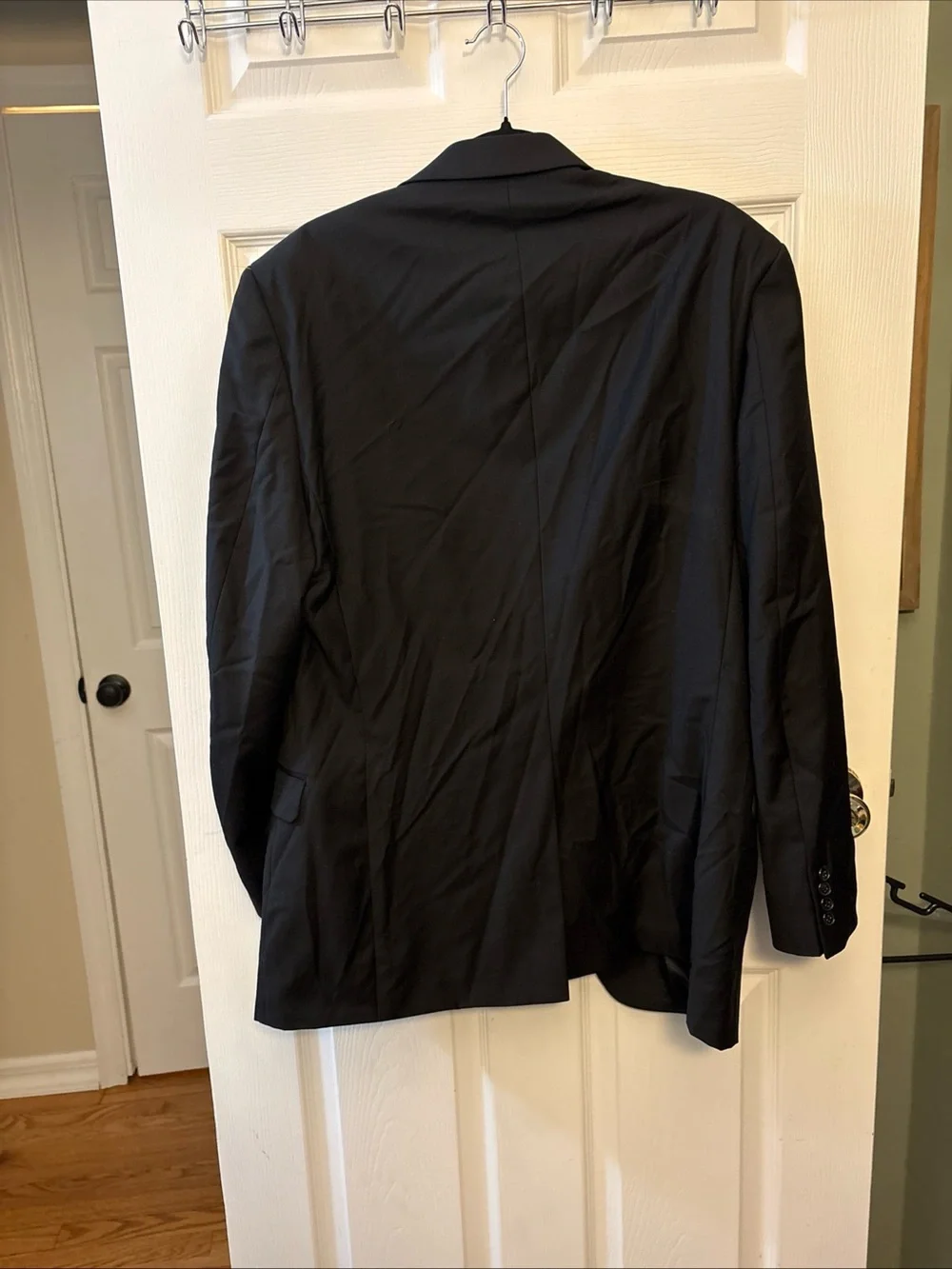 Lauren Ralph Lauren Men's Black Two-Button Suit Jacket